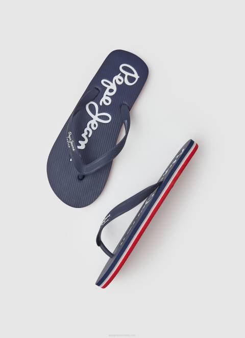 muškarci mornarica bay beach osnovne japanke za plažu Pepe Jeans JZ8H1258