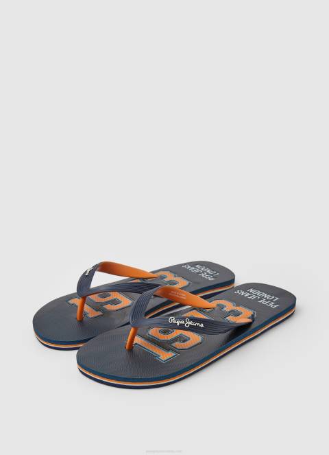 muškarci mornarica japanke za plažu hawi 1973 Pepe Jeans JZ8H1266