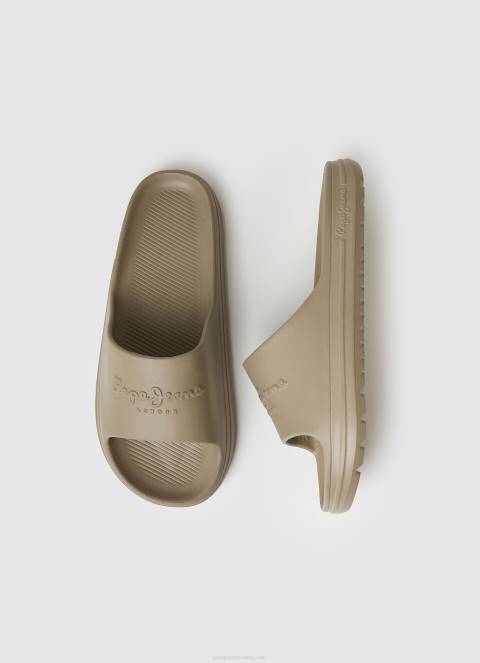 muškarci smeđa japanke za tobogan za plažu Pepe Jeans JZ8H1286