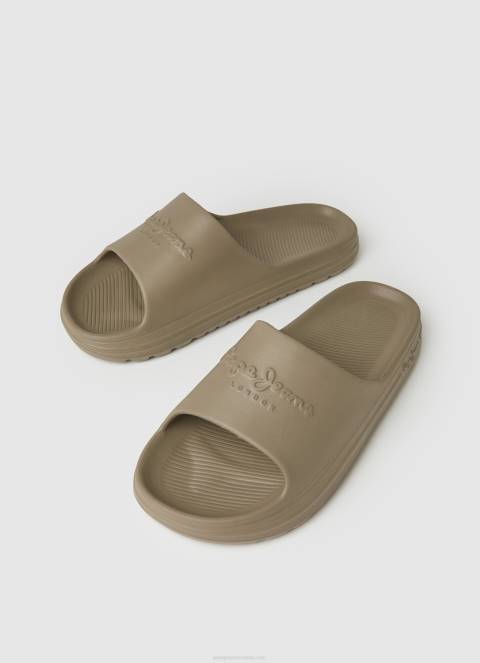 muškarci smeđa japanke za tobogan za plažu Pepe Jeans JZ8H1286