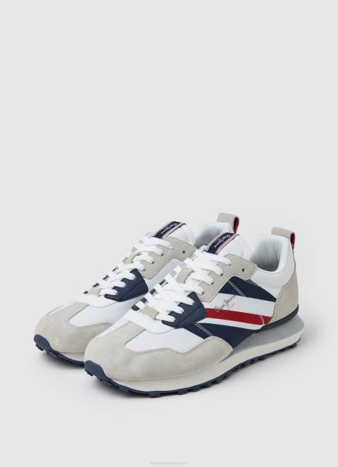 muškarci bijela foster man kombinirane tenisice Pepe Jeans JZ8H1173