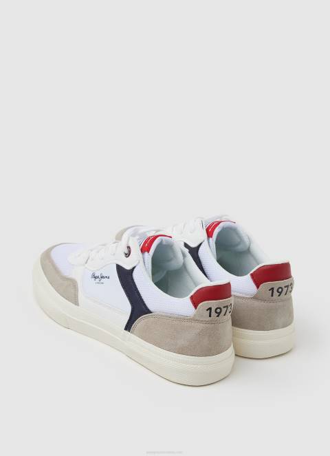 muškarci bijela kenton master kombinirane tenisice Pepe Jeans JZ8H1177