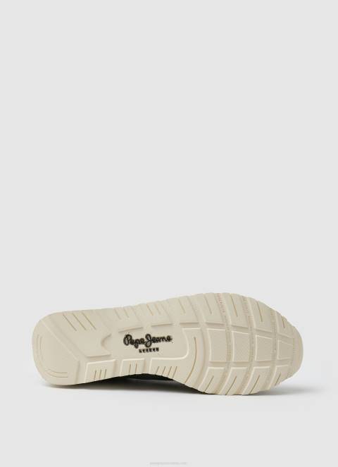 muškarci crno brit man eko retro tenisice Pepe Jeans JZ8H1234