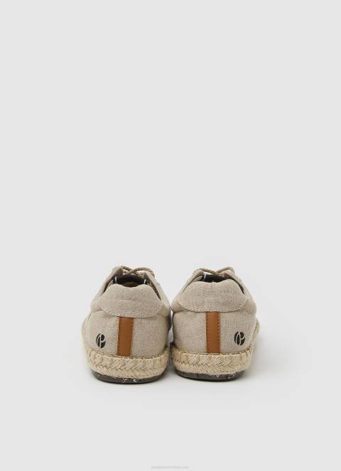 muškarci ekru turističke vegaške lanene tenisice Pepe Jeans JZ8H1254