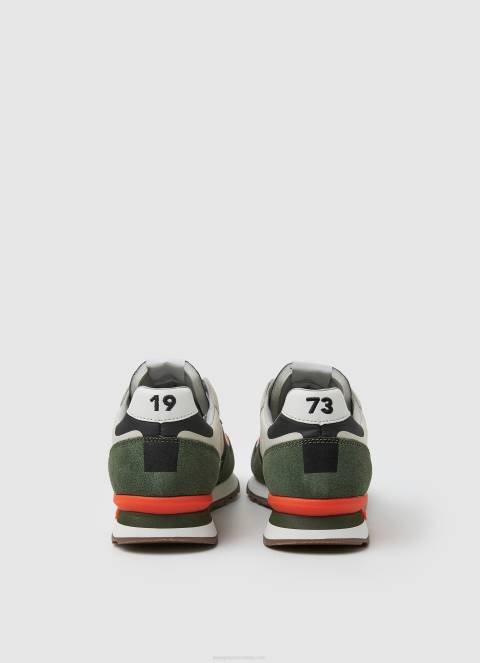 muškarci kaki zelena brit kombinirane tenisice Pepe Jeans JZ8H1185