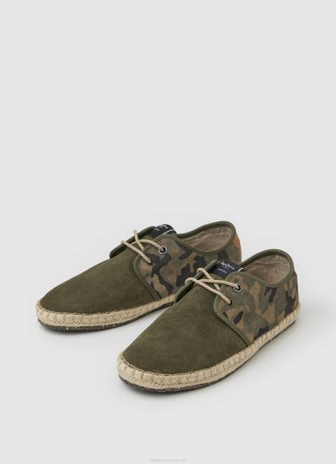 muškarci kaki zelena turističke claic blucher tenisice Pepe Jeans JZ8H1249