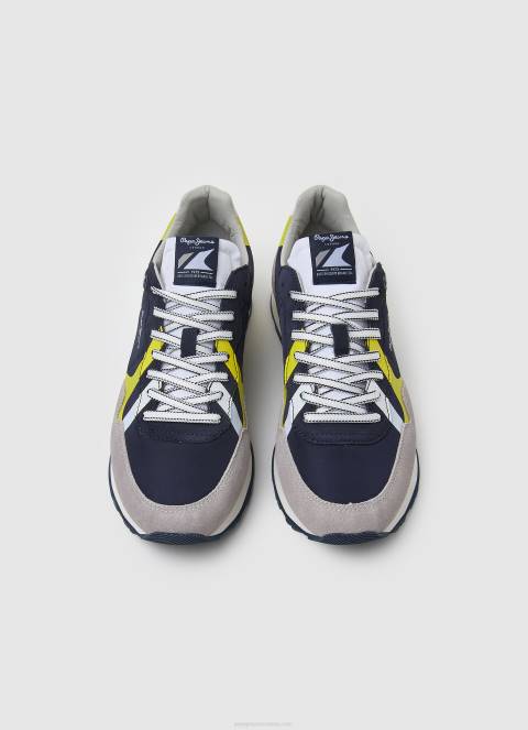 muškarci mornarica brit kombinirane tenisice Pepe Jeans JZ8H1217