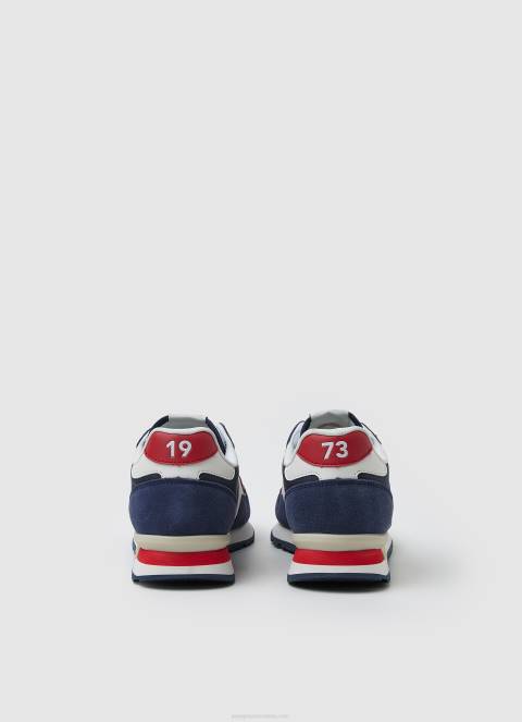 muškarci mornarica brit kombinirane tenisice Pepe Jeans JZ8H1218