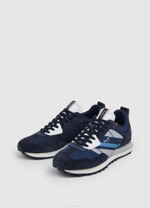 muškarci mornarica foster man kombinirane tenisice Pepe Jeans JZ8H1184