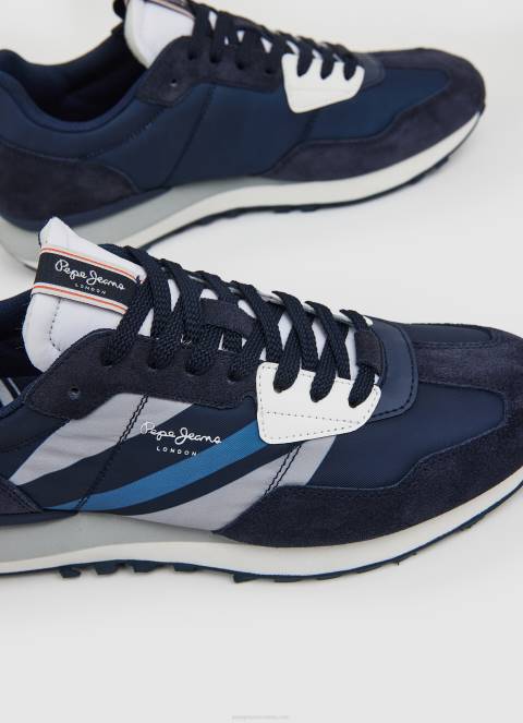 muškarci mornarica foster man kombinirane tenisice Pepe Jeans JZ8H1184