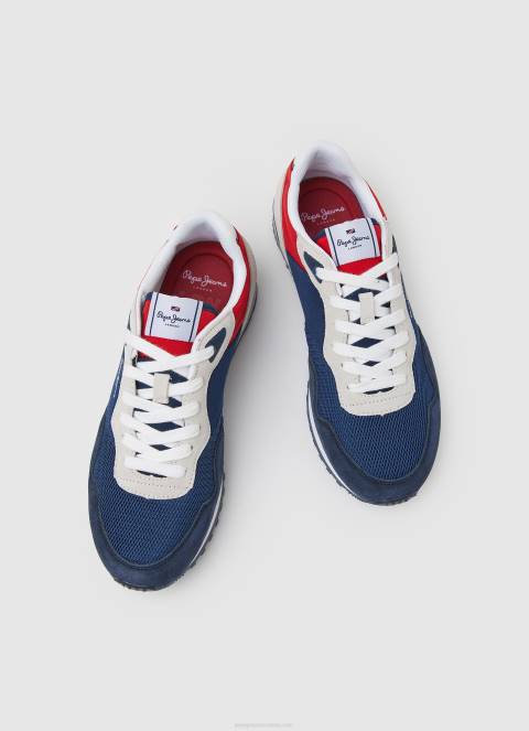 muškarci mornarica london one kombinirane tenisice Pepe Jeans JZ8H1225