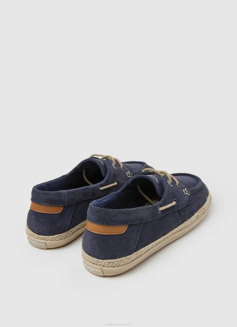 muškarci ocean čamac tenisice od brušene kože Pepe Jeans JZ8H1193