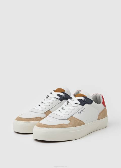 muškarci preplanuli ten yogi street kožne tenisice Pepe Jeans JZ8H1170