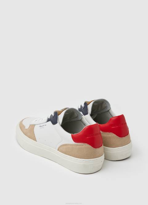 muškarci preplanuli ten yogi street kožne tenisice Pepe Jeans JZ8H1170