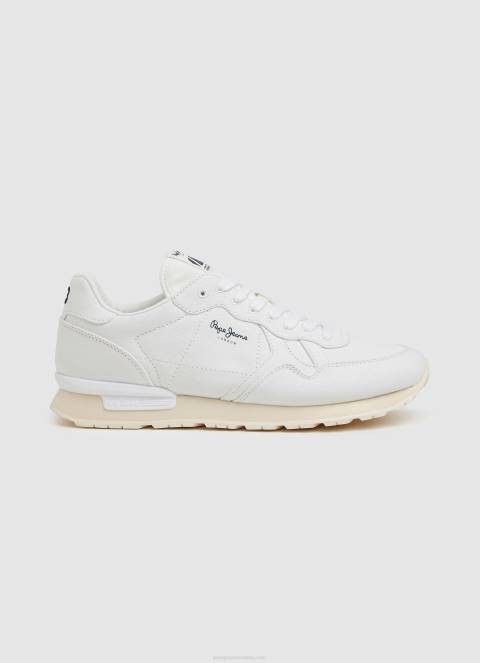 muškarci prljavo bijelo brit man eko retro tenisice Pepe Jeans JZ8H1191