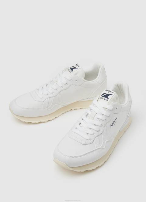 muškarci prljavo bijelo brit man eko retro tenisice Pepe Jeans JZ8H1191