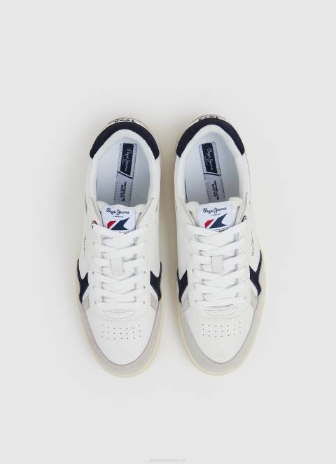 muškarci prljavo bijelo kore combi kombinirane tenisice Pepe Jeans JZ8H1169