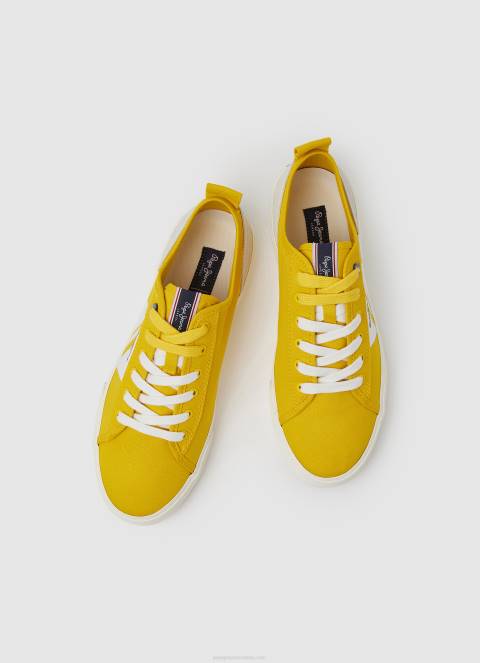 muškarci ragbi žuta allen flag vulkanizirane tenisice Pepe Jeans JZ8H1203