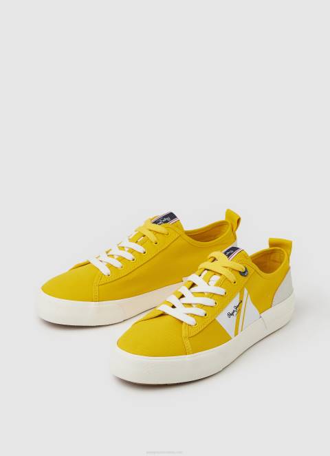 muškarci ragbi žuta allen flag vulkanizirane tenisice Pepe Jeans JZ8H1203