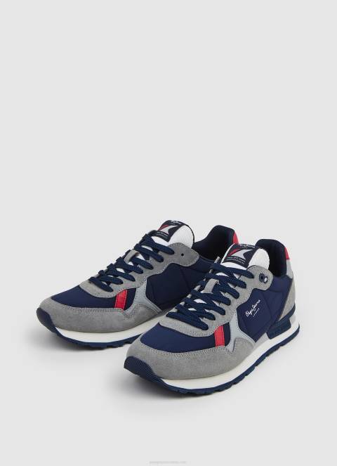 muškarci siva brit man studio retro tenisice Pepe Jeans JZ8H1181