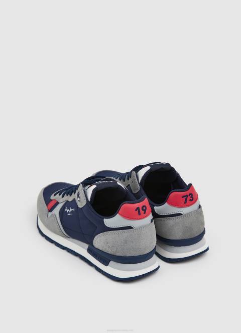 muškarci siva brit man studio retro tenisice Pepe Jeans JZ8H1181