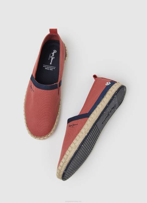 muškarci svijetla terakota navucite tenisice za turistički kamp Pepe Jeans JZ8H1253