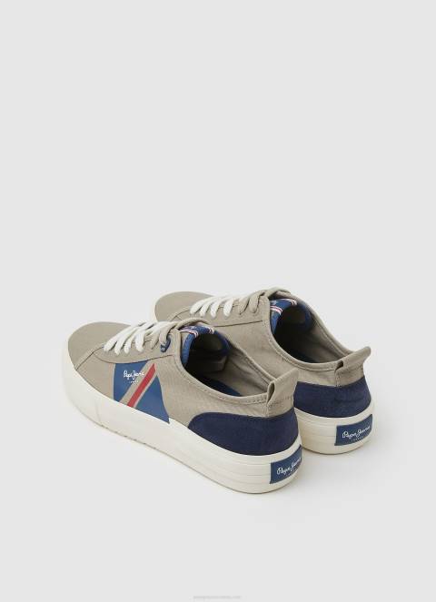 muškarci tamni kamen allen flag vulkanizirane tenisice Pepe Jeans JZ8H1206