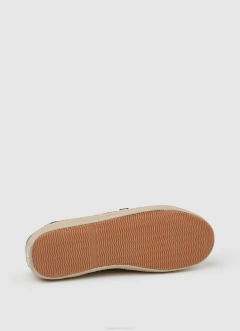 muškarci tamni kamen čamac tenisice od brušene kože Pepe Jeans JZ8H1194