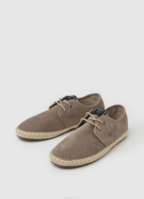 muškarci tamni kamen turističke klaik kožne tenisice Pepe Jeans JZ8H1247