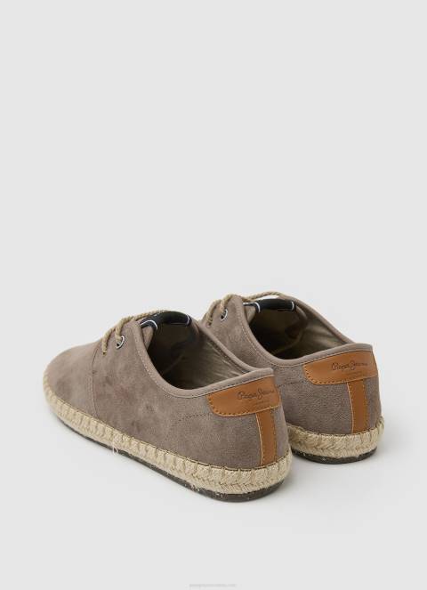 muškarci tamni kamen turističke klaik kožne tenisice Pepe Jeans JZ8H1247