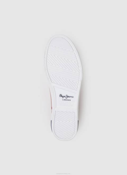 muškarci tamno crvena kenton road basic tenisice Pepe Jeans JZ8H1211