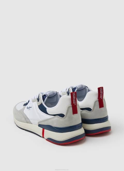 muškarci tvornički bijela london pro kombinirane tenisice Pepe Jeans JZ8H1229