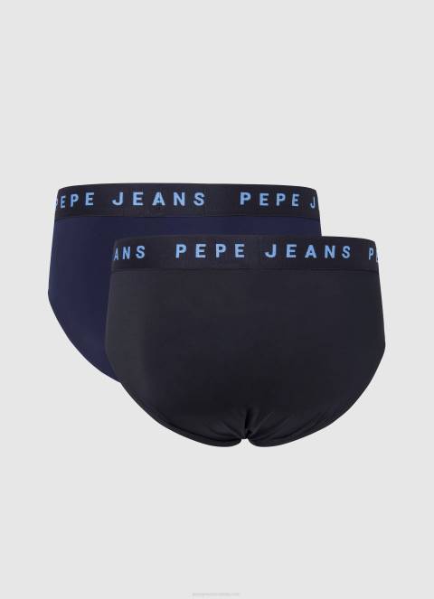 muškarci dulwich 2 pakiranja gaćica s tiskanim logotipom Pepe Jeans JZ8H1163
