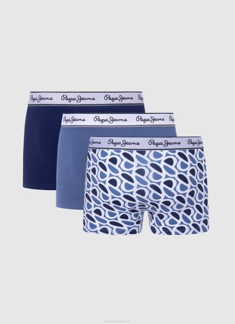 muškarci dulwich p print tk bokserice od 3 komada Pepe Jeans JZ8H1155