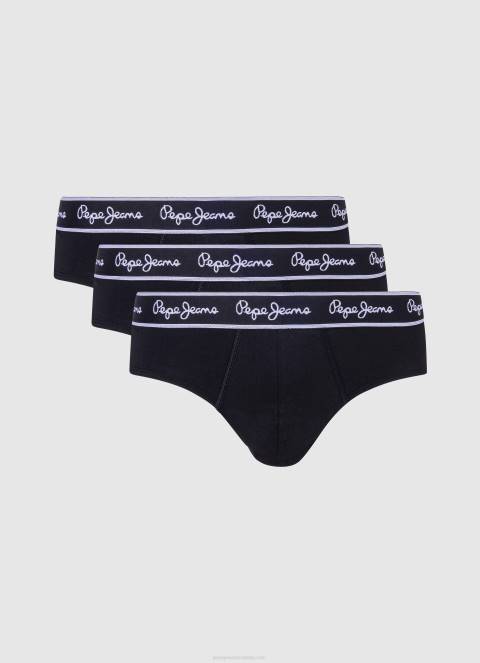 muškarci sivi lapor 3 pakiranja rastezljivih pamučnih bokserica Pepe Jeans JZ8H1160