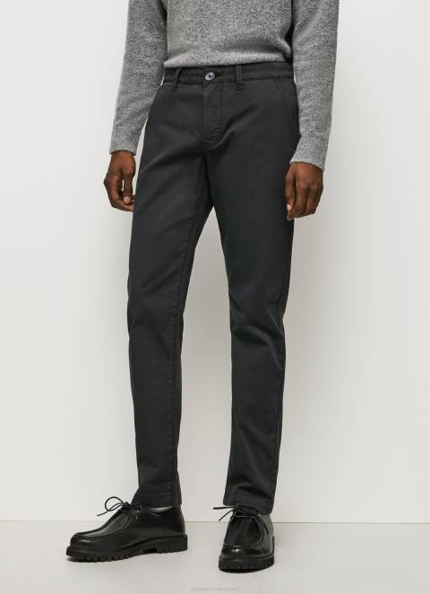 muškarci crno charly chino hlače Pepe Jeans JZ8H1107