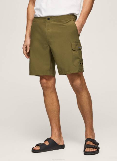 muškarci harvard kaki fergus kratke hlače za kupaći kostim Pepe Jeans JZ8H1141