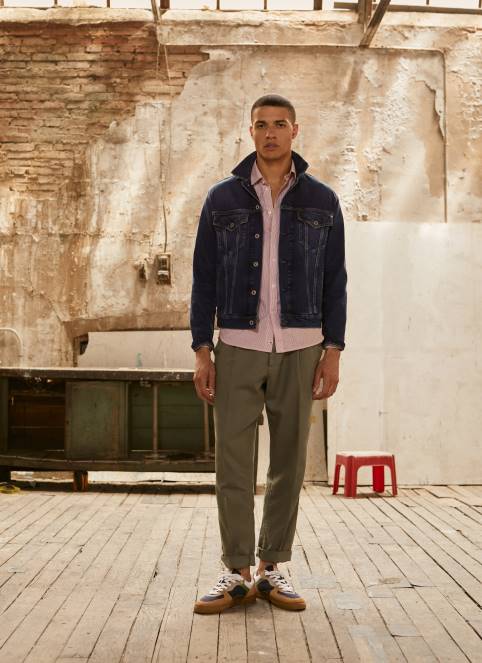 muškarci lijevanje arrow chino hlače opuštenog kroja Pepe Jeans JZ8H1108