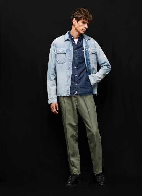 muškarci lijevanje arrow chino hlače opuštenog kroja Pepe Jeans JZ8H1108