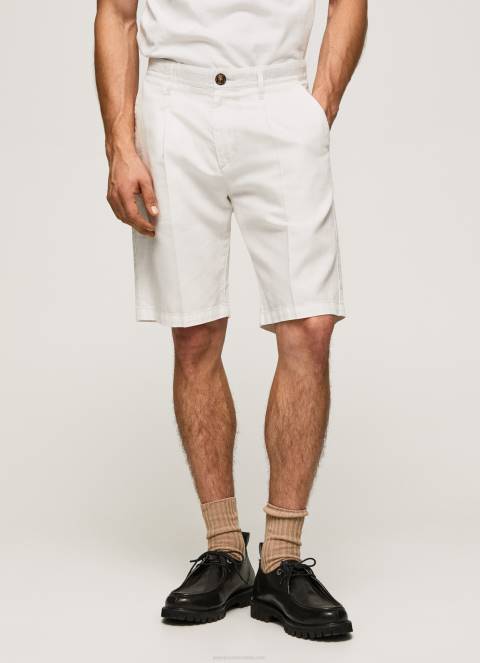 muškarci slonovača arkin chino kratke hlače s naborima Pepe Jeans JZ8H1128