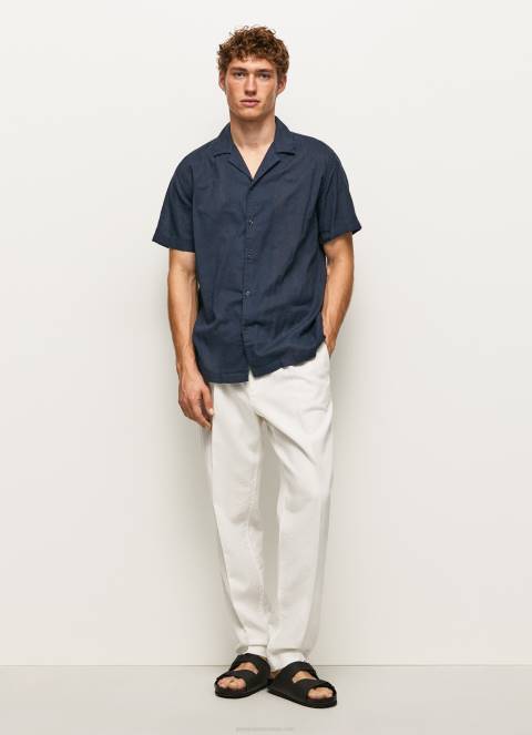 muškarci slonovača arrow chino hlače opuštenog kroja Pepe Jeans JZ8H1102