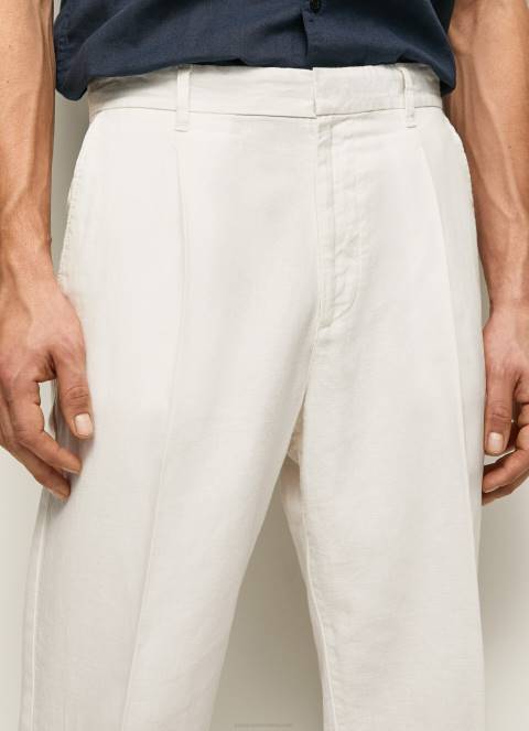 muškarci slonovača arrow chino hlače opuštenog kroja Pepe Jeans JZ8H1102