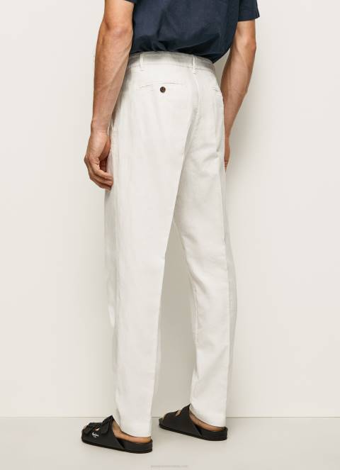 muškarci slonovača arrow chino hlače opuštenog kroja Pepe Jeans JZ8H1102