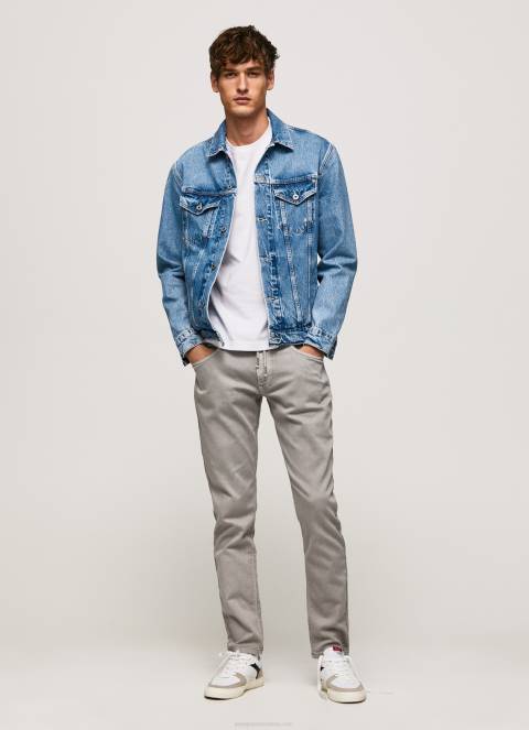 muškarci srebrni stanley obične jogger hlače Pepe Jeans JZ8H1101