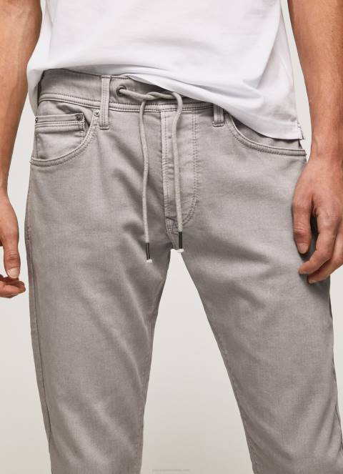muškarci srebrni stanley obične jogger hlače Pepe Jeans JZ8H1101