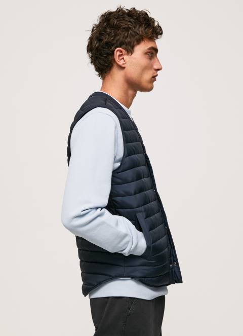 muškarci dulwich podstavljeni prsluk s gumbima Pepe Jeans JZ8H845