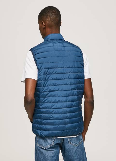 muškarci jarman podstavljeni prsluk s patentnim zatvaračem Pepe Jeans JZ8H844