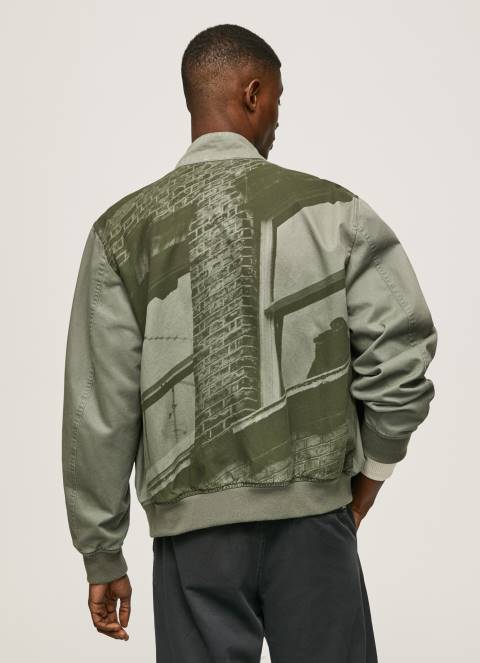 muškarci lijevanje pamučna Harrington jakna Pepe Jeans JZ8H829