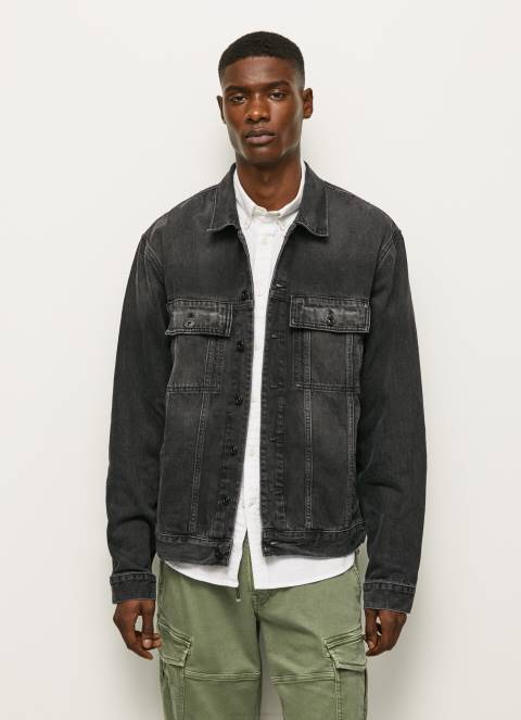 muškarci traper oversized traper jakna Pepe Jeans JZ8H833