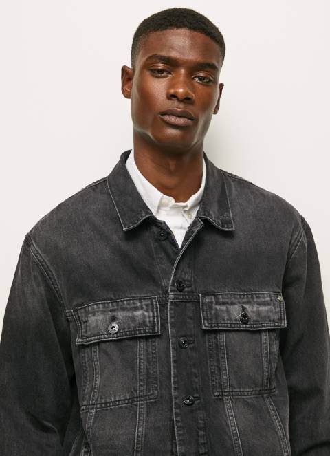 muškarci traper oversized traper jakna Pepe Jeans JZ8H833